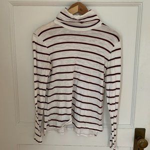 Madewell Striped Turtleneck